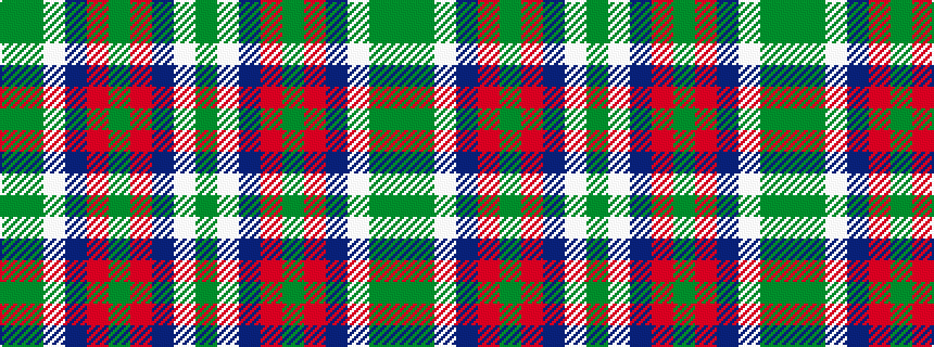 idealised woven sample of pattern GGWBRGRBWG