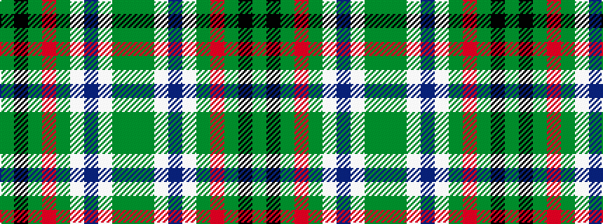 idealised woven sample of pattern GGWBWGRGKG