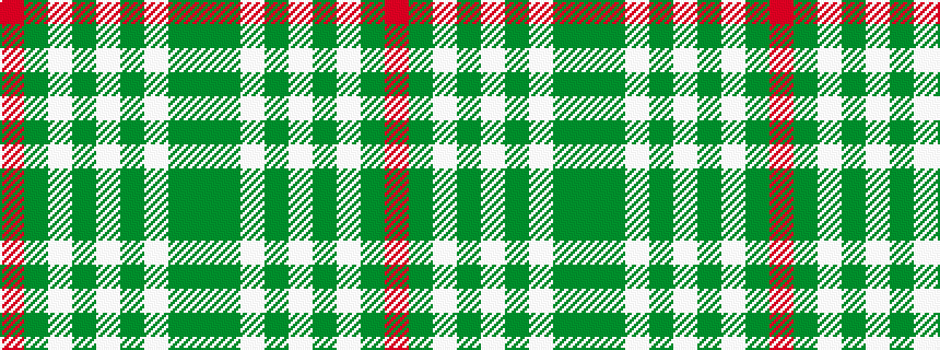 idealised woven sample of pattern GGWGWGWGR