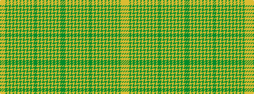 idealised woven sample of pattern GGYGYGYGYGYGYGYGGYGYGYGYGYGYGYGYGYYY