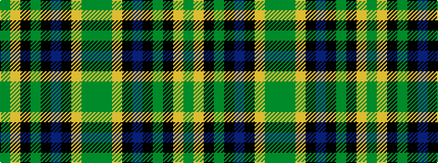 idealised woven sample of pattern GGYKBKGKYG