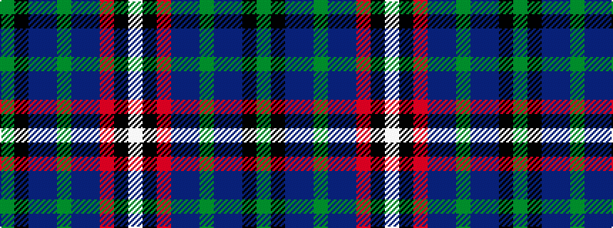 idealised woven sample of pattern GKBBGBBRKW