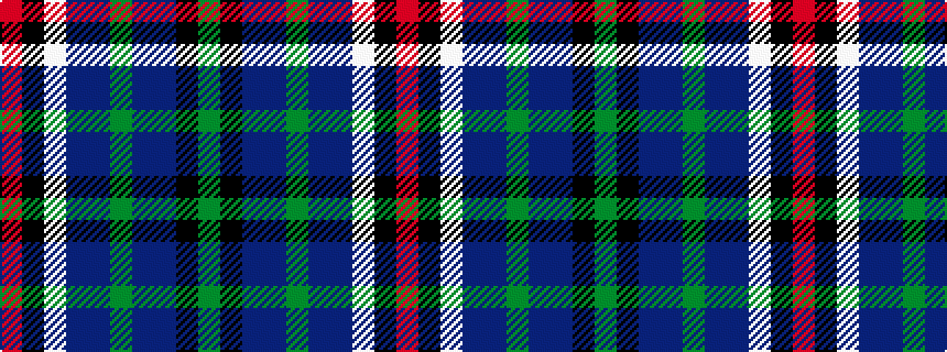 idealised woven sample of pattern GKBBGBBWKR