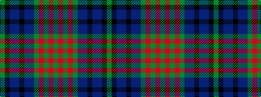 idealised woven sample of pattern GKBBKBBGRGRG