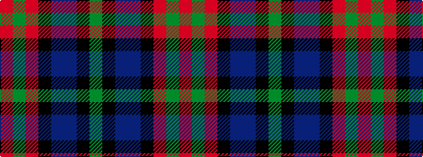 idealised woven sample of pattern GKBBKRGR