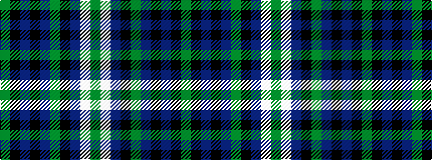 idealised woven sample of pattern GKBKBGKBWG