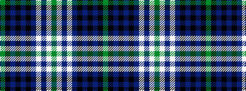 idealised woven sample of pattern GKBKBKBWBWG
