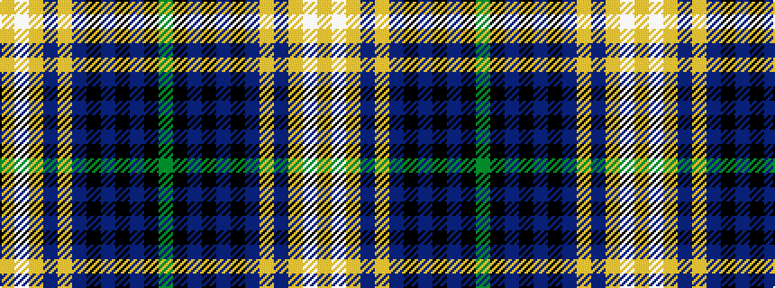idealised woven sample of pattern GKBKBKBYBYWY