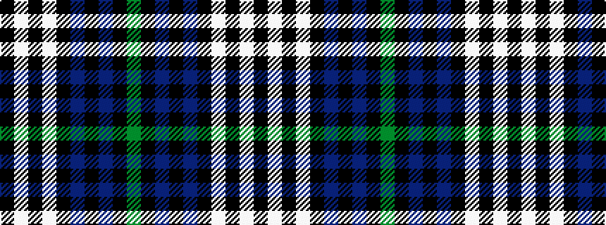 idealised woven sample of pattern GKBKBKWKWK