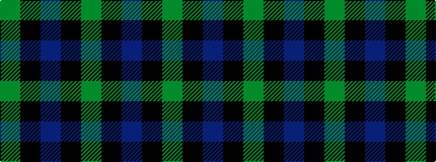 idealised woven sample of pattern GKBKG