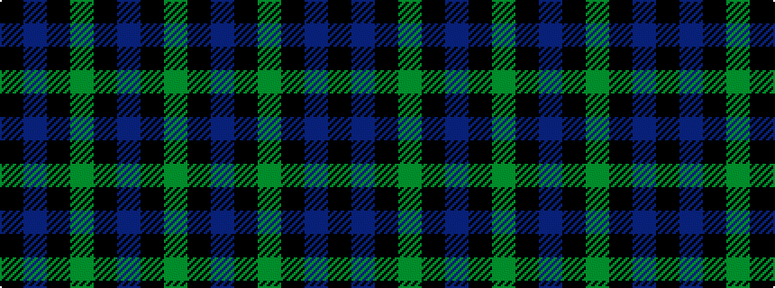 idealised woven sample of pattern GKBKGKBK