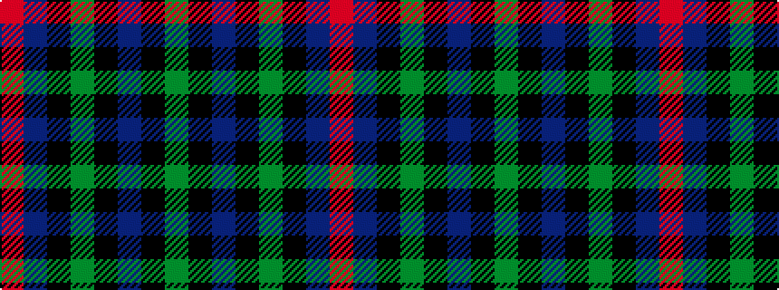 idealised woven sample of pattern GKBKGKBR