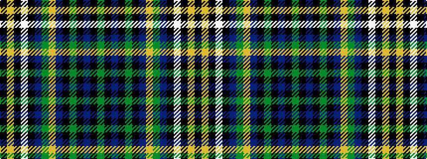 idealised woven sample of pattern GKBKGKBYGBKWKYK