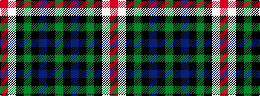 idealised woven sample of pattern GKBKGKWR