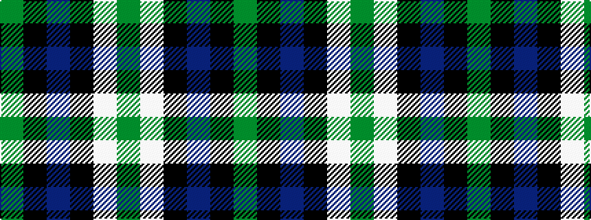 idealised woven sample of pattern GKBKWG