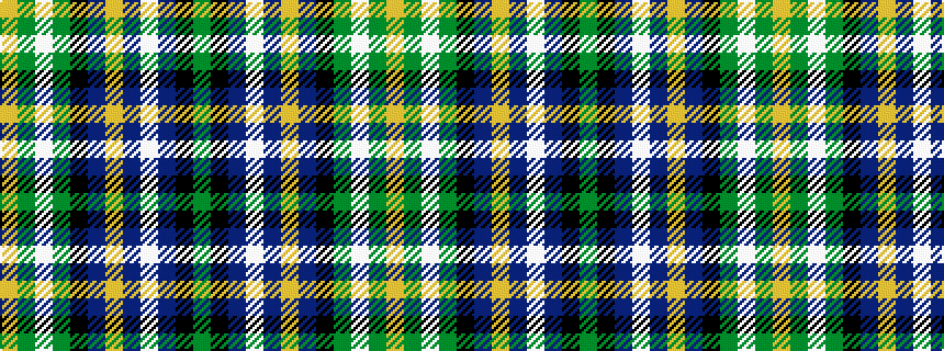 idealised woven sample of pattern GKBWBYBKGWGY
