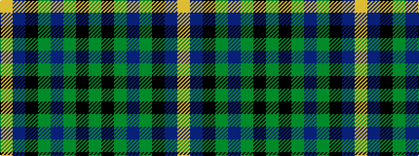 idealised woven sample of pattern GKGBGKBY