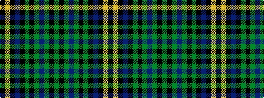 idealised woven sample of pattern GKGBGKGKBKYK