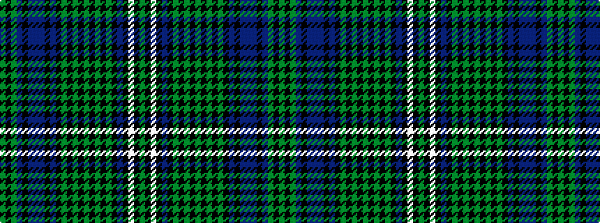 idealised woven sample of pattern GKGBKBBBKBKGKGKGKGKGKBKWKG