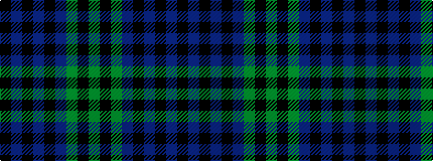 idealised woven sample of pattern GKGBKBKBK
