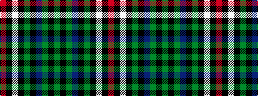 idealised woven sample of pattern GKGBKGKWKR