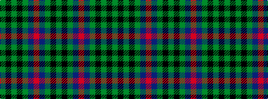 idealised woven sample of pattern GKGBRBGKGKG