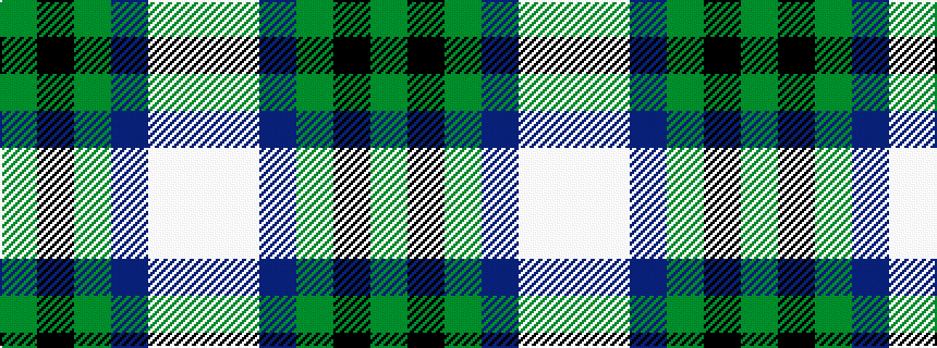 idealised woven sample of pattern GKGBWW