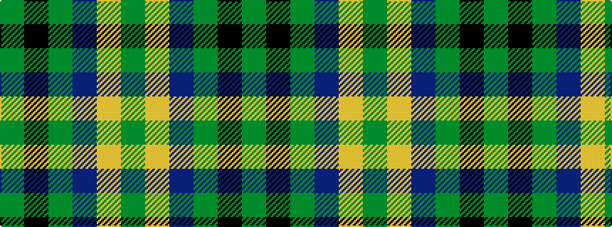idealised woven sample of pattern GKGBYG