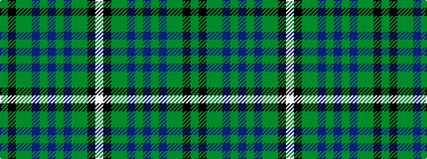 idealised woven sample of pattern GKGGBGBGBGGKW