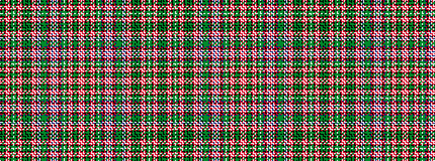 idealised woven sample of pattern GKGGKRWRWRKGGWGGKRWRWRKGGKGKGGKRWRWRKWBWKGGGGGBRKRWBWRWBWRKRBGGWGGKRWRWRKGGGKRWRW