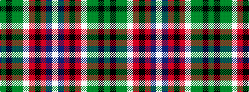 idealised woven sample of pattern GKGGWRKRBW