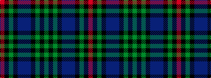 idealised woven sample of pattern GKGKBBBKGKR