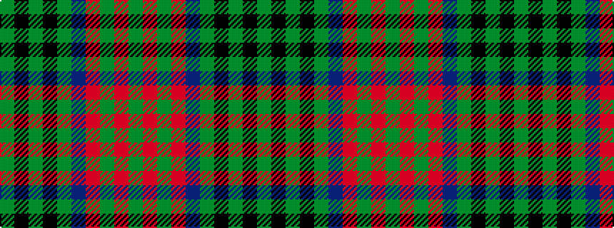 idealised woven sample of pattern GKGKGBRGRG