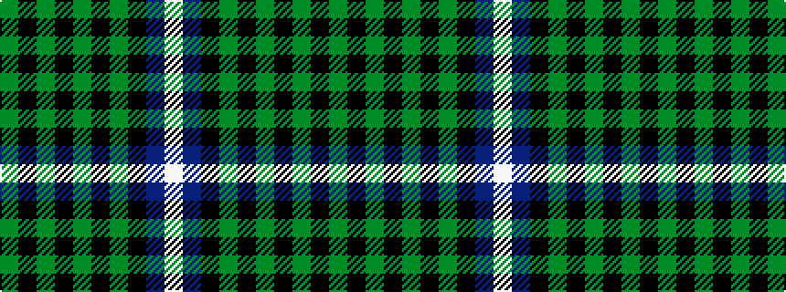 idealised woven sample of pattern GKGKGKGKBW