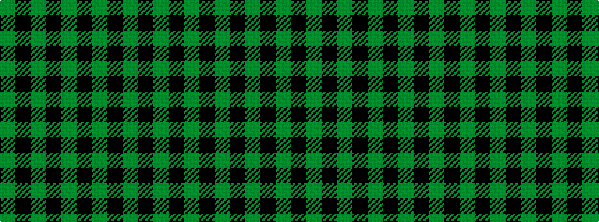 idealised woven sample of pattern GKGKGKGKG