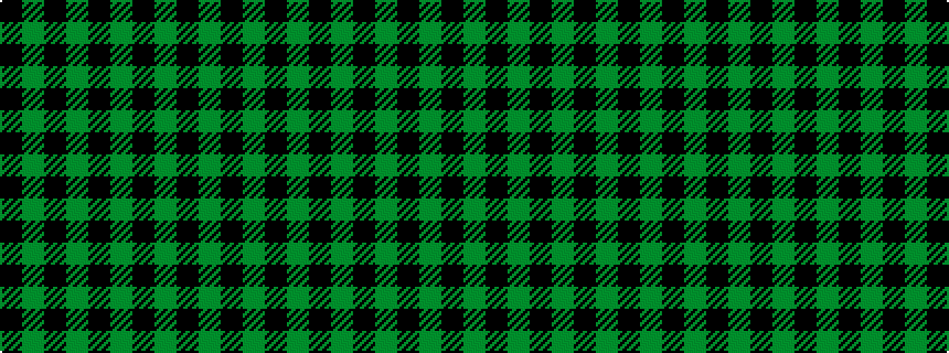 idealised woven sample of pattern GKGKGKGKGK