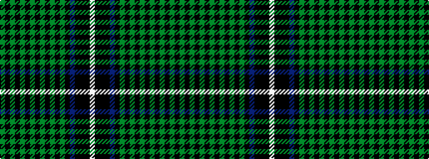 idealised woven sample of pattern GKGKGKGKGKGKGKBKKKW