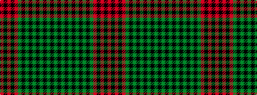 idealised woven sample of pattern GKGKGKGKGKGRKRKR