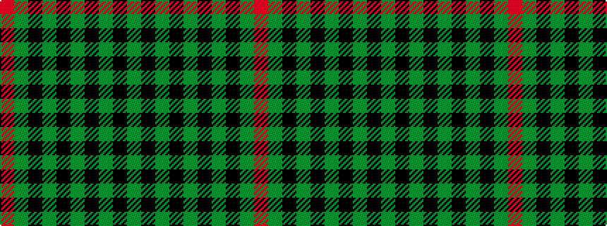 idealised woven sample of pattern GKGKGKGKGR
