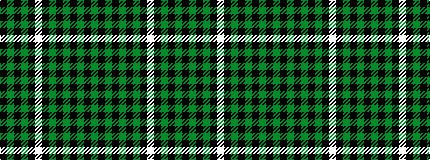 idealised woven sample of pattern GKGKGKGKWKGKGK