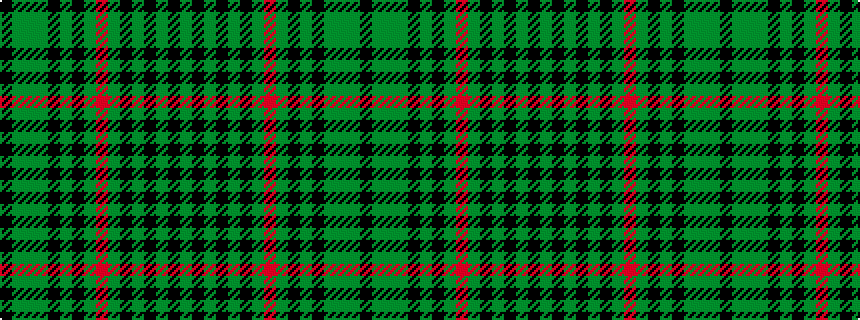 idealised woven sample of pattern GKGKGKGRGKGKGGGK