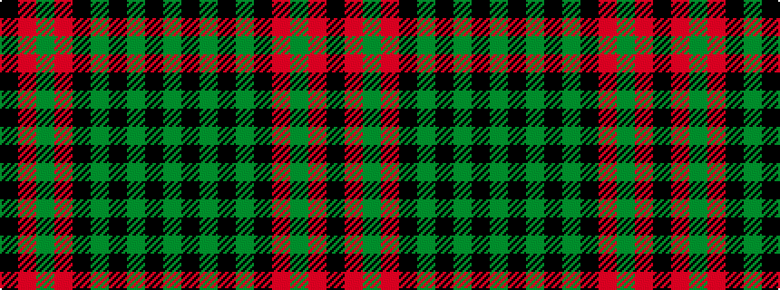 idealised woven sample of pattern GKGKGKRGRK