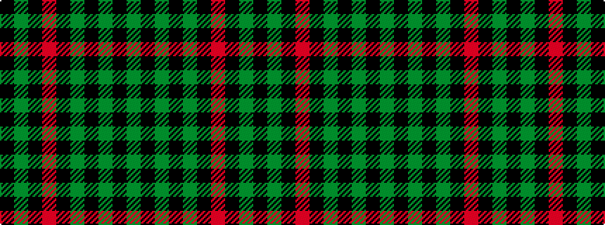 idealised woven sample of pattern GKGKGKRKGK