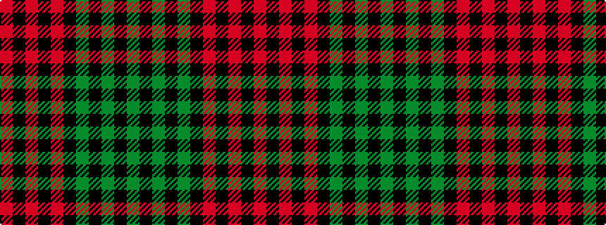 idealised woven sample of pattern GKGKGKRKRKR