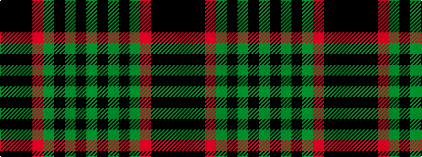 idealised woven sample of pattern GKGKGRKKK