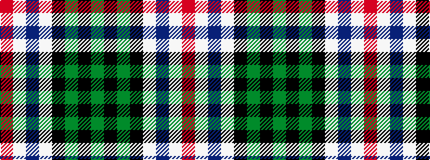 idealised woven sample of pattern GKGKWBWR