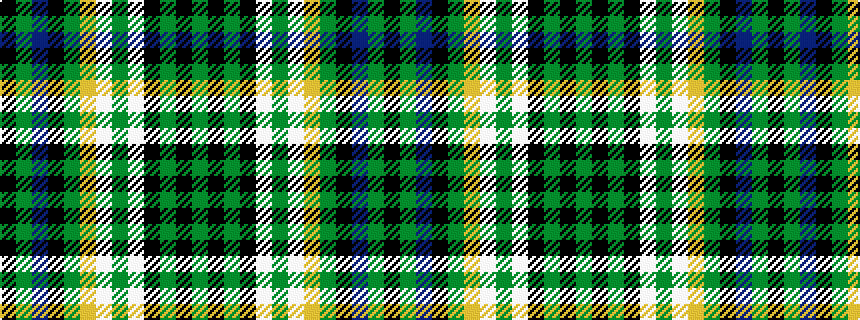 idealised woven sample of pattern GKGKWGWYGKBGK