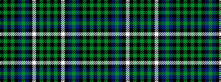 idealised woven sample of pattern GKGKWKBGBKGKGK