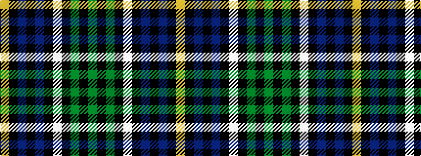 idealised woven sample of pattern GKGKWKBKBKY