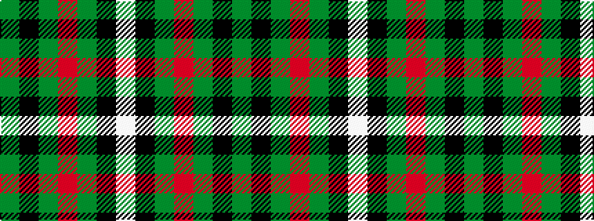 idealised woven sample of pattern GKGRGKW